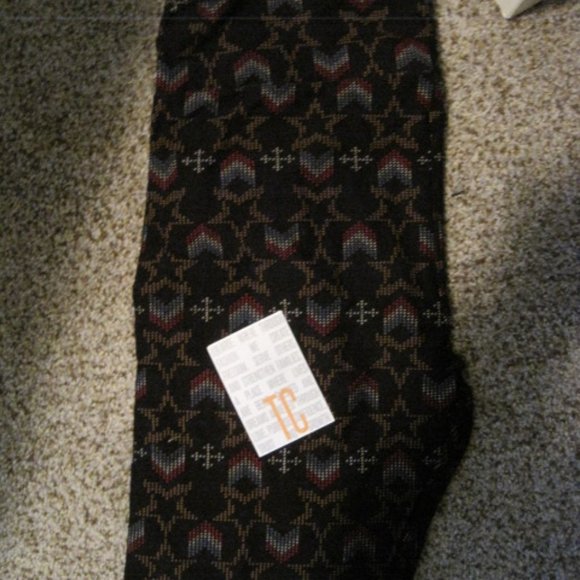 Lularoe TC Stars and Chevrons Leggings - Picture 1 of 3